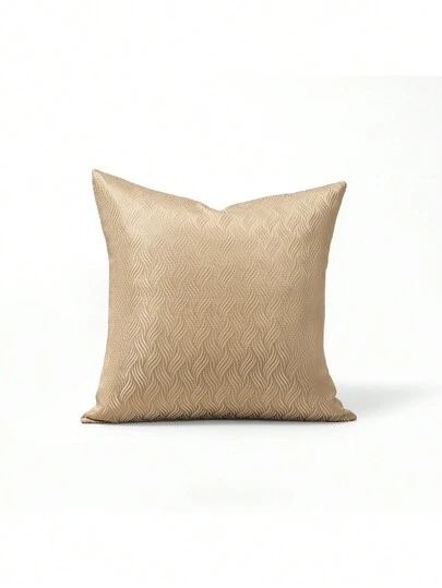 1pc European-Style Luxurious Jacquard Fabric Pillowcase Without Inner Cushion (Suitable For Hotels, Home, Halloween, Christmas And Other Holidays)
