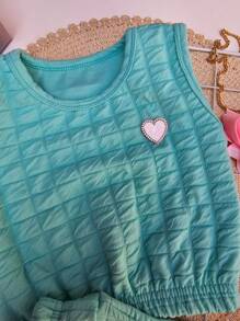 Young Girls Sets - 薄荷綠 - 查看 3