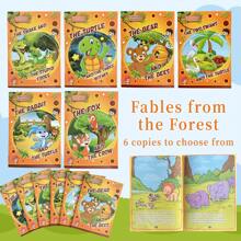 6 本儿童英文短篇故事书，孩子们最喜欢的英文故事书，6 个不同的小故事，是送给孩子的最佳礼物，圣诞节、感恩节、新年礼物 - B5-04084 - 查看 1