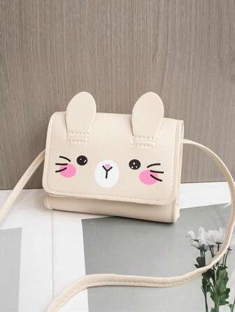 Cute Cartoon Cat Small Women's Crossbody Bag, Delicate Cosmetic Bag Clutch