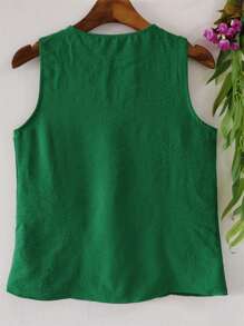 Women's Vest - màu xanh lá - Xem 2
