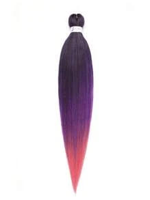 Pre-Stretched Braiding Hair Extension Professional Crochet Braiding Hair Hot Water Setting Professional Straight Yaki Synthetic Hair For Twist Braids