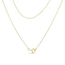 10K Yellow Gold Plated .925 Sterling Silver 1/10 Cttw Miracle Set Round Diamond Square Box Shape 18" Pendant Necklace (K-L Color, I2-I3 Clarity)