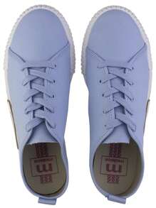 Women's Casual Canvas Jeans Sneakers With Side Detail - 5740.201 - 藍色 - 查看 5
