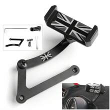 Soporte plegable para teléfono móvil de coche Union Jack para Mini Cooper R55 R56 F54 F55