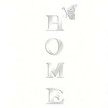 5pcs Acrylic 3D Mirror Wall Decals With Sayings, Ideal For Corridor And Entryway Wall Decor,Stickers,Wall Decal, Vinyl Decal For Home Decorations,Spring Decoration Items Refresh Your Home,Rama Decoration Stickers Gifts Birthday Graduation Room Decor Wall Mirror Mirror For Room Bathroom Decor Living Room Decor - Silver - View 5