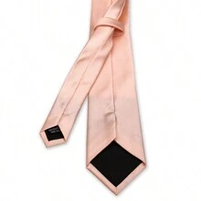 Set de corbata, pañuelo de bolsillo, gemelos y corbatín para hombre, corbatas de poliéster de rayas sólidas para todas las estaciones, fiestas y celebraciones, casual