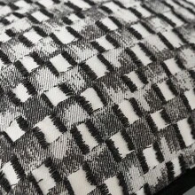 1pc Luxury Thick Throw Pillow Cover Decorative Black White Tassel Cushion Cover For Sofa Livingroom Bedroom Plaid Pillowcase Home Cushion Case