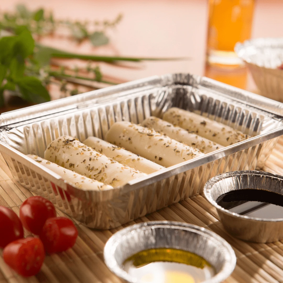 Wyda 铝包装 750 毫升 D7 纸板盖，带 100 个单位 - 銀色 - 查看 1