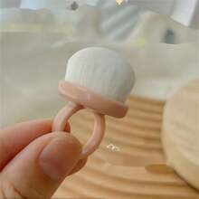 指甲环指甲除尘刷、指甲刷、软毛指甲刷卸妆刷、指甲刷清洁工具、指甲刷、清洁指甲的指甲刷、日常化妆刷，更方便省时，呵护手指（粉色、白色、黑色）