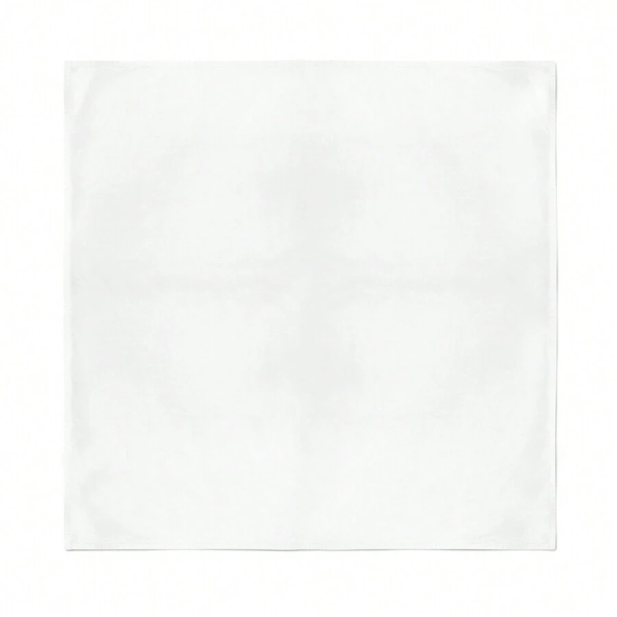 Pack Of 4 Men's Large Handkerchiefs 100% Cotton Solid Hankie - White - View 1