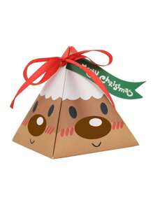 Hộp quà tặng kẹo Giáng sinh 10 chiếc có ruy băng nhãn, bánh quy, đồ ăn nhẹ, sô cô la, hộp đóng gói, túi đựng quà Giáng sinh, tiệc năm mới, đồ trang trí Giáng sinh, đồ trang trí Giáng sinh, quà tặng Giáng sinh, đồ dùng cho tiệc Giáng sinh, túi đựng quà ... nhãn dán Giáng sinh - Nhiều màu - Xem 6