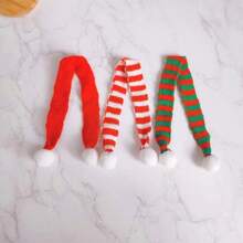 1 件迷你圣诞针织围巾，多风格针织围巾，小鸭形颈部保暖装饰，圣诞礼物 - 彩色 - 查看 13