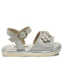 Girls' Children's Sandals 20ao27 Baby Party Sandals 04.83i - 銀色 - 查看 6