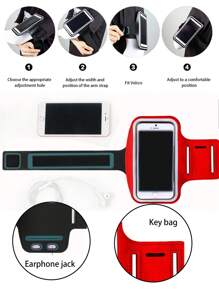 Funda para teléfono móvil para correr, soporte de teléfono para caminar rápido y correr - Multicolor - Ver 4