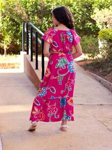 Tween Girls Sets - 玫紅色 - 查看 3