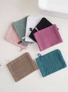 3/9pcs Bath Gloves, Soft Face & Body Shower Scrub Towel, Terry Cloth Material, Absorbent & Reusable, 15*22cm, Multiple Colors Available Back To School Dish Cloths Kitchen Towel - Multicolor - View 7