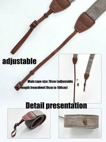 1入組PU皮革相機帶