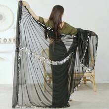 Women's Chiffon Sequin Lace, Performing A Set Of Sexy Training Clothes