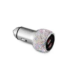 Cargador de coche universal con decoración de strass, carga automática a través del puerto USB - Unitalla - Ver 5