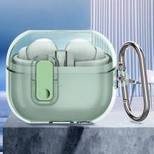 Apple 兼容三星 Galaxy Buds 3 手机壳和 Galaxy Buds 3 Pro 手机壳，全身防震软壳保护设计，带安全锁夹 - 彩色 - 查看 13