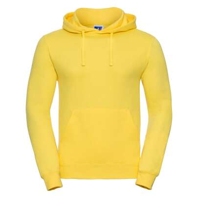 Russell Colour Mens Hooded Sweatshirt / Hoodie (Yellow)