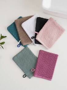 3/9pcs Bath Gloves, Soft Face & Body Shower Scrub Towel, Terry Cloth Material, Absorbent & Reusable, 15*22cm, Multiple Colors Available Back To School Dish Cloths Kitchen Towel - Multicolor - View 9