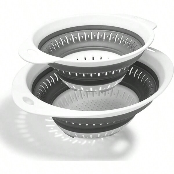 1 Pc Collapsible Colander And Strainer, Silicone Strainer Colanders & Food Strainers, For Vegetable And Fruit, Kitchen Essentials