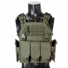 1000D Nylon Fabric Quick Releaseable  6094K Tactical Vest With Triple Magazine Pouch - 軍綠色 - 查看 5