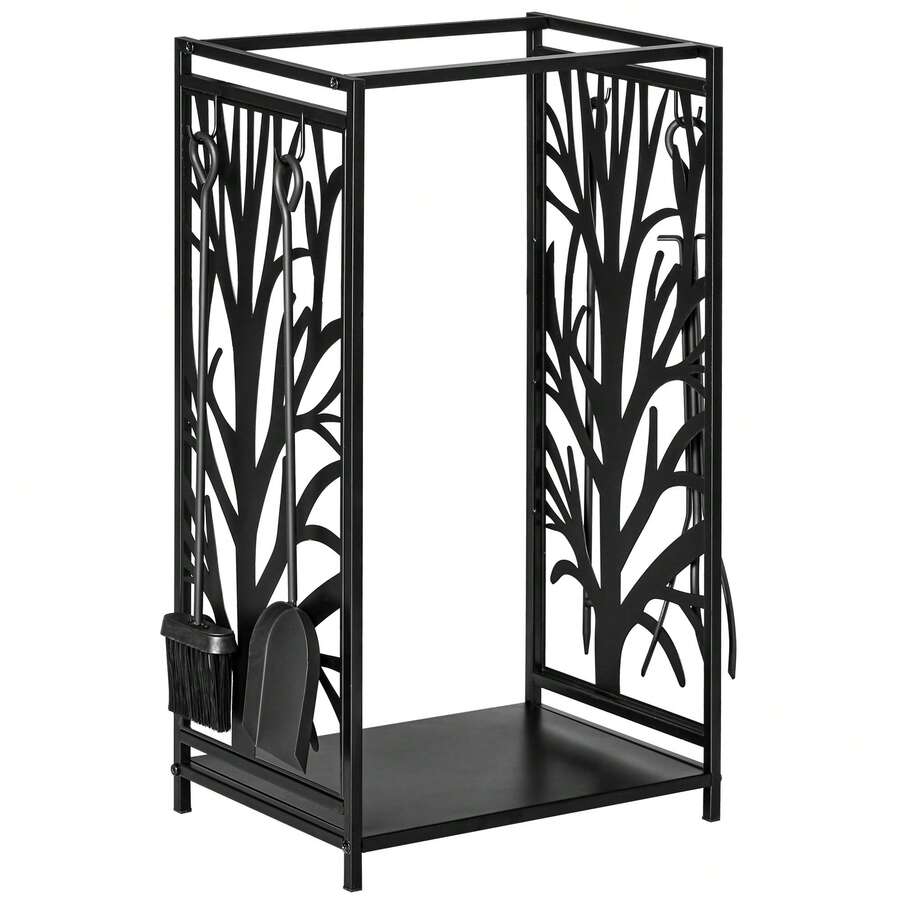 Firewood Racks - Black - View 1