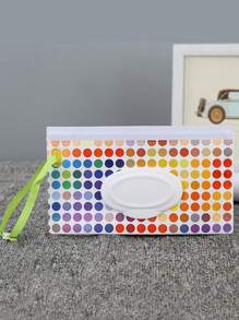 1 件可爱湿巾储物袋、翻盖纸巾盒、户外实用配件、湿巾袋、便携式可重新密封 EVA 湿巾分配袋，方便旅行、骑自行车、学生、工作等。 - 彩色 - 查看 14