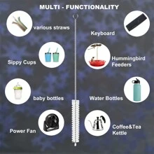 10pcs Long Straw Cleaning Brushes Extend 9.05 Inches (Approx. 23 Cm), Wide 10 Mm Diameter Pipe Cleaner, Long Straw Brushes For Straw Mugs, Water Bottles And Tubes, Drinking Straw Cleaning Brushes Set Of 10/5pcs