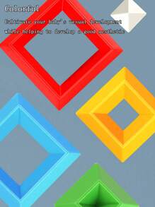 Set Building Blocks Pyramid Stacking Montessori Toys Girl Boys Birthday Gifts,Changeable Building Blocks Pyramid Large Particles, Luban Tower Children's Early Education Educational Assembly Stacking Toys Changeable Shapes, Parent-Child Interaction To Unleash Imagination,Preschool Learning Activities Sensory Toy Christmas Gift Room Decoration - Multicolor - View 7