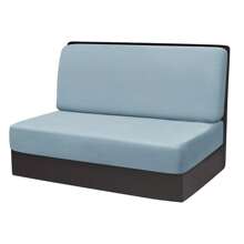 2pcs/Set Solid Color RV Dinette Cushions Covers Soft Stretch Velvet Couch Cover Hotel Booth Seat Covers RV Camper Car Backrest Cover