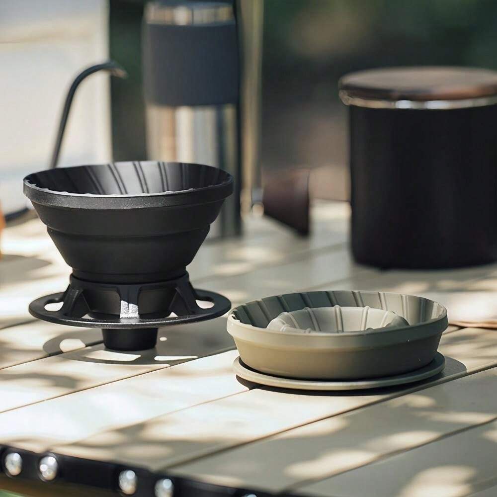 Foldable Coffee Filter Cup Silicone V60 Filter Paper Cake Cup Filter