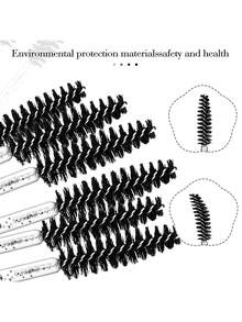 Bộ 200/100/50 cọ chuốt mi dùng một lần đính kim tuyến, cọ chuốt mascara dùng một lần, cọ chuốt mascara cho nối mi. - Nhiều màu - Xem 3