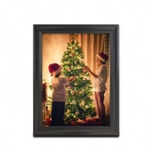 2-In-1 Style Creative Photo Frame For Wall Hanging Or Desktop, 5", 6", 7", 8", 10" (Includes Photo Paper, Random Color)- Suitable For Various Occasions And Spaces Like Home, Bedroom, Dining Room, Living Room Gifts Birthday Graduation Home Decor Christmas Decorations Room Decor Christmas