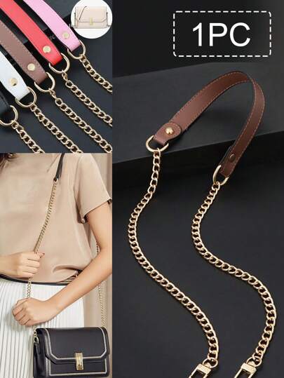 1pc Shoulder Bag Handbags Straps Women Fashion Crossbody Bag Strap Adjustable Strap Replacement Strap Purse For Women,Elegant Minimalist Style For Daily Use Gifts For Women Purse Chain Winter