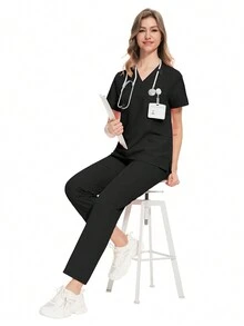 手术服制服女士护士制服薄款透气护理手术服上衣弹力手术服裤子医生工作服水疗工作服