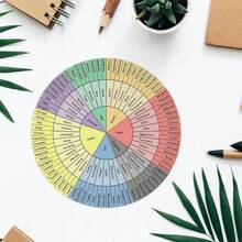 Tấm lót chuột tròn hoạt hình dễ thương màu sắc cho bàn làm việc Phụ kiện bàn làm việc Tấm lót chuột chơi game cho bàn làm việc Đế cao su chống trượt cho máy tính xách tay để bàn Tấm lót bàn 7,9 inch cho văn phòng Quà tặng gia đình cho bạn bè Phụ nữ - Nhiều màu - Xem 14