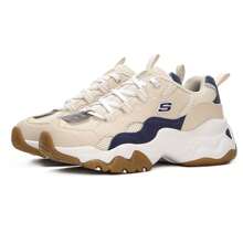 Skechers Giày thể thao đế xuồng Chunky Panda Giày thể thao thường ngày nhẹ cho nữ, size 37 trở lên Khuyến nghị đặt hàng nhỏ hơn nửa size - Xanh nước biển - Xem 2