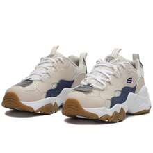 Skechers Giày thể thao đế xuồng Chunky Panda Giày thể thao thường ngày nhẹ cho nữ, size 37 trở lên Khuyến nghị đặt hàng nhỏ hơn nửa size - Xanh nước biển - Xem 3