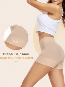 Pantalones cortos sin costuras para mujer ideales para usar debajo de vestidos, pantalones cortos de shapewear lisos y suaves para prevenir rozaduras