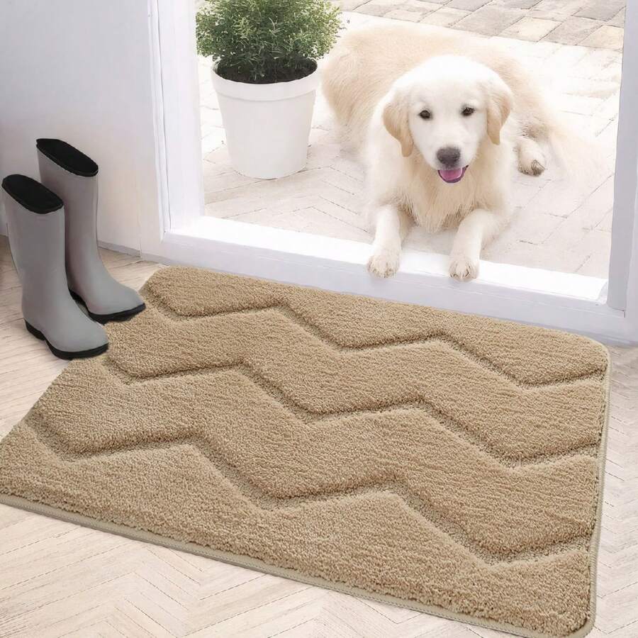 CHICHIC Dirt Trapping Indoor Door Mat, Entry Rug, Non-Slip Entrance ...