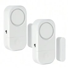 EMASTIFF 130DB Alarm Door Security Protection Window Wireless Burglar With Magnetic Sensor Home Safety Built-In 3*LR44 Battery Support 6 Function Settings,Adjustable Sound