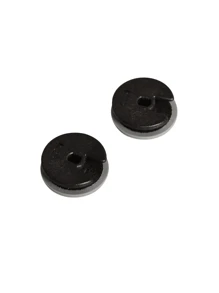 2 Tapa Capuchon para Joystick de Plastico Compatible Con 3DS 2DS NEW XL - Gris Claro - Ver 2