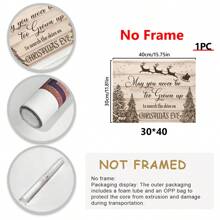 1 件帆布圣诞装饰乡村风墙面艺术易于悬挂的圣诞平安夜农舍标志、圣诞墙面装饰、愿你永远不会长得太大而无法探索天空标志、复古节日礼物墙面装饰、圣诞装饰墙面艺术、用于房间装饰的圣诞装饰海报、最佳圣诞礼物 - 彩色 - 查看 28