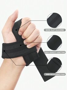 SKDK زوج من أشرطة الرسغ القابلة للتعديل لرفع الأثقال، بناء العضلات، رفع الأثقال، تدريب القوة، رفع الأثقال الميت - متعدد الألوان - مشاهدة 9