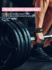 SKDK زوج من أشرطة الرسغ القابلة للتعديل لرفع الأثقال، بناء العضلات، رفع الأثقال، تدريب القوة، رفع الأثقال الميت - متعدد الألوان - مشاهدة 7