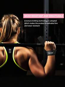 SKDK زوج من أشرطة الرسغ القابلة للتعديل لرفع الأثقال، بناء العضلات، رفع الأثقال، تدريب القوة، رفع الأثقال الميت - متعدد الألوان - مشاهدة 5